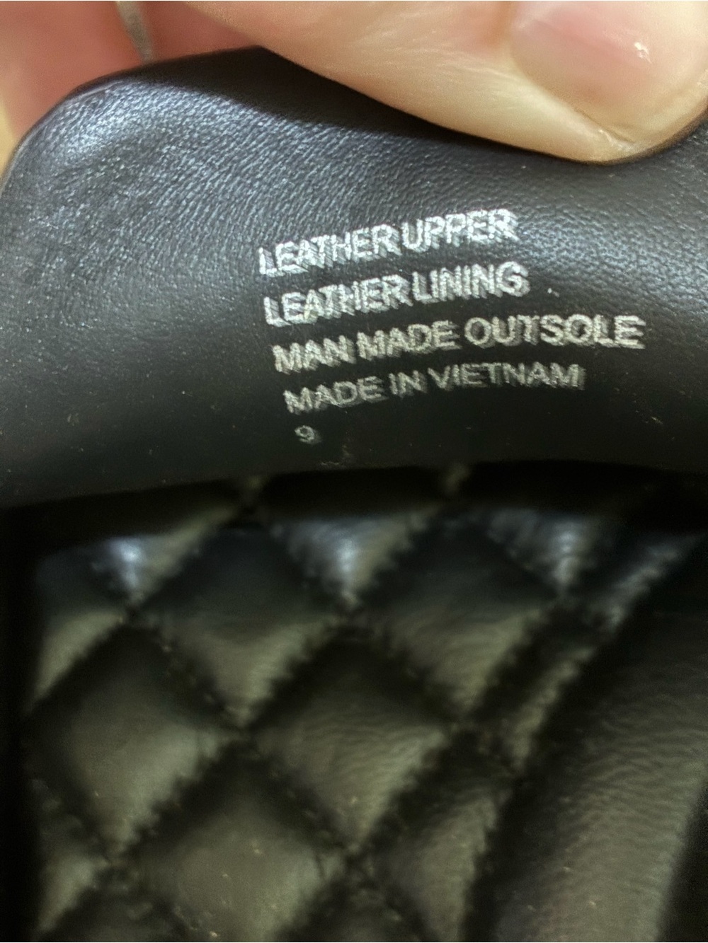 Birdies Women's Black Slip-On Leather Loafers with Quilted Insole size 9 - Picture 6 of 6